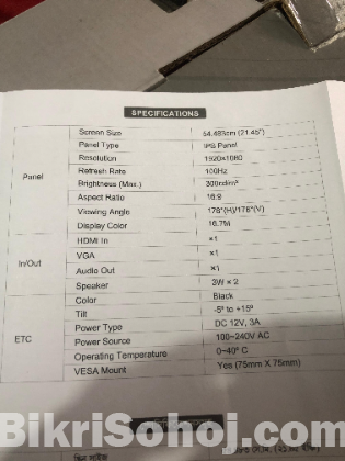 Monitor Full Fresh Condition